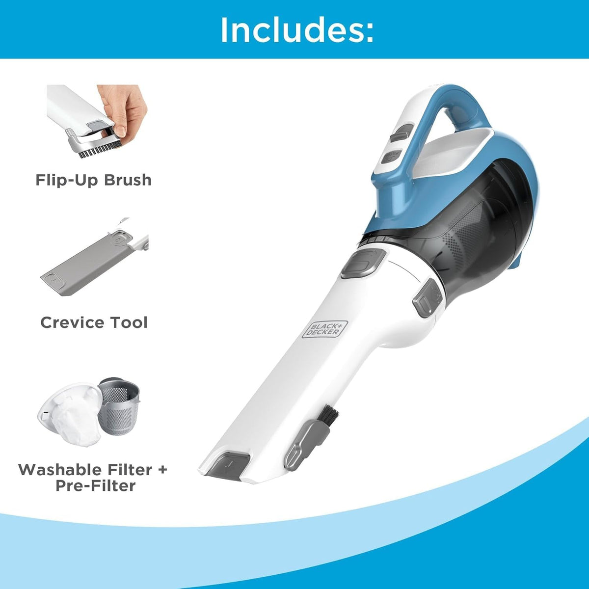 BLACK+DECKER Dustbuster Cordless Handheld Vacuum