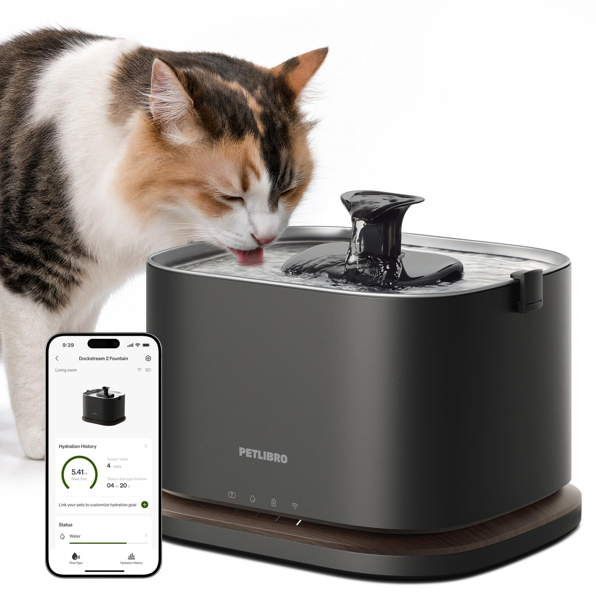 PETLIBRO Cordless Smart Pet Water Fountain – 3L